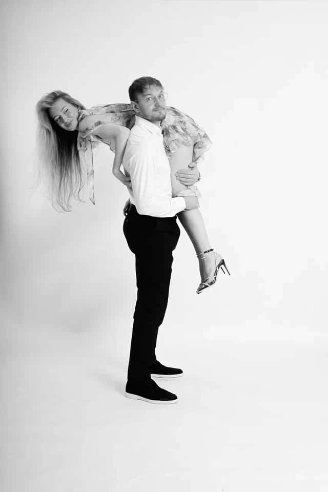 фотосессия парная чб